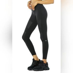 ALO Yoga Moto Full Length Leggings in Black